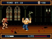 Splatterhouse 3 sur Sega Megadrive